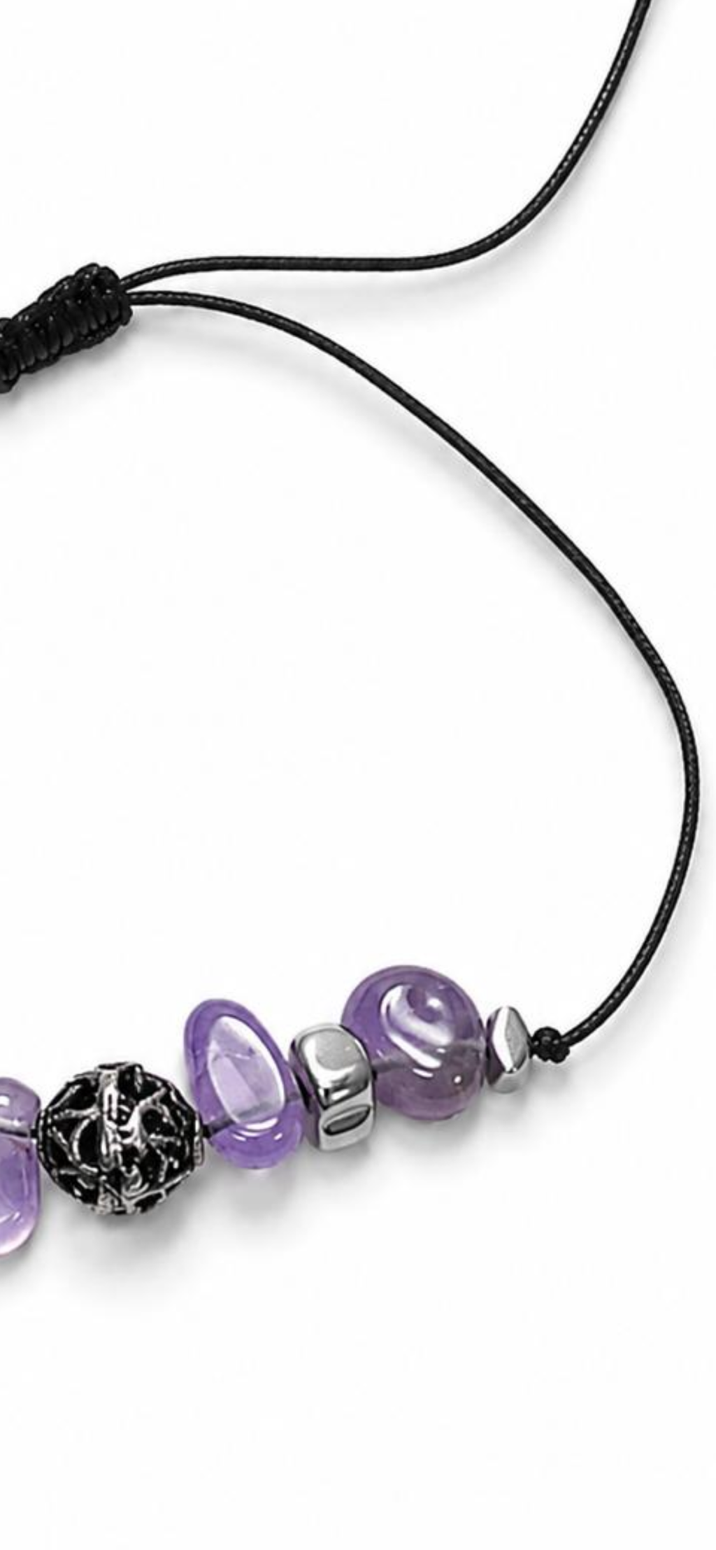 Amethyst dreams.        
Amethyst 
Sterling Silver 925
Hematite