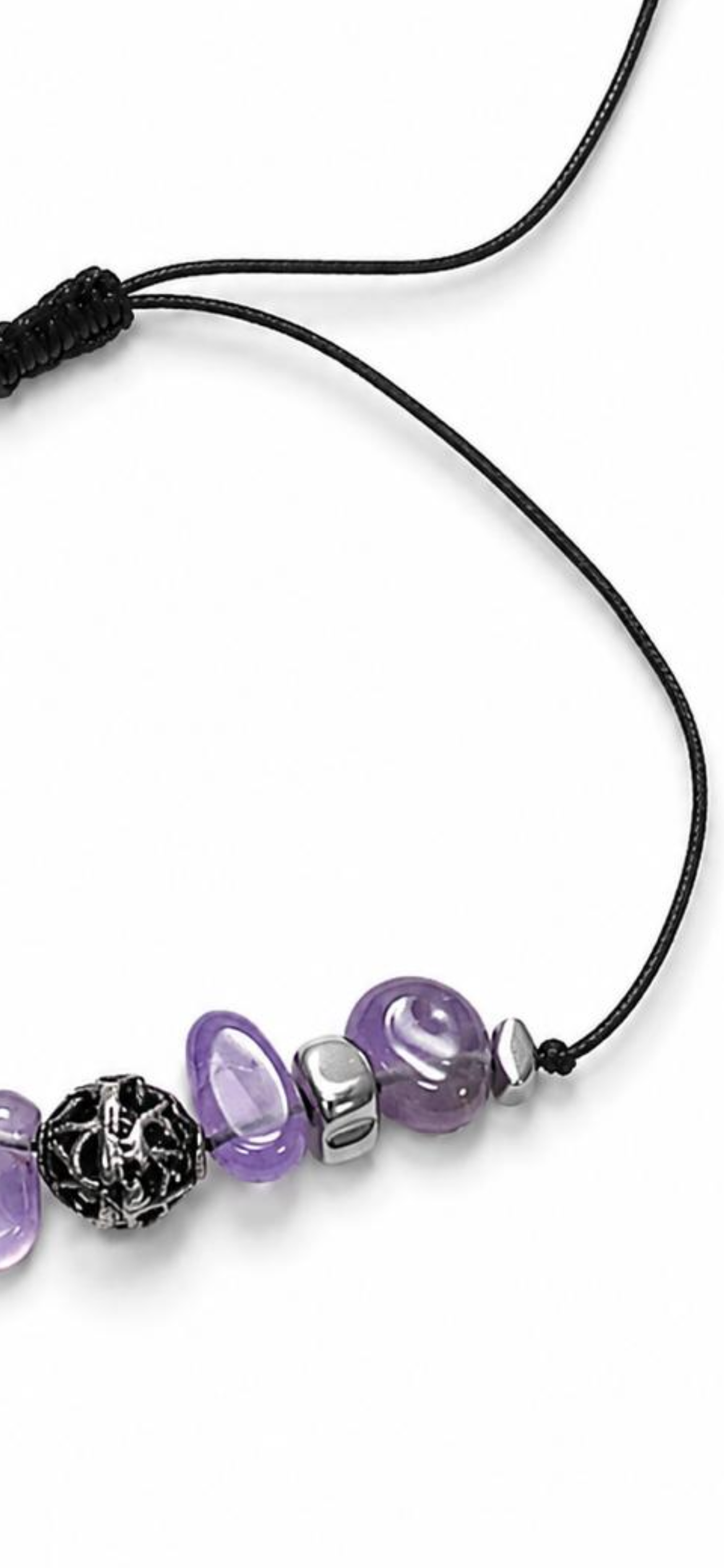 Amethyst dreams.        
Amethyst 
Sterling Silver 925
Hematite
