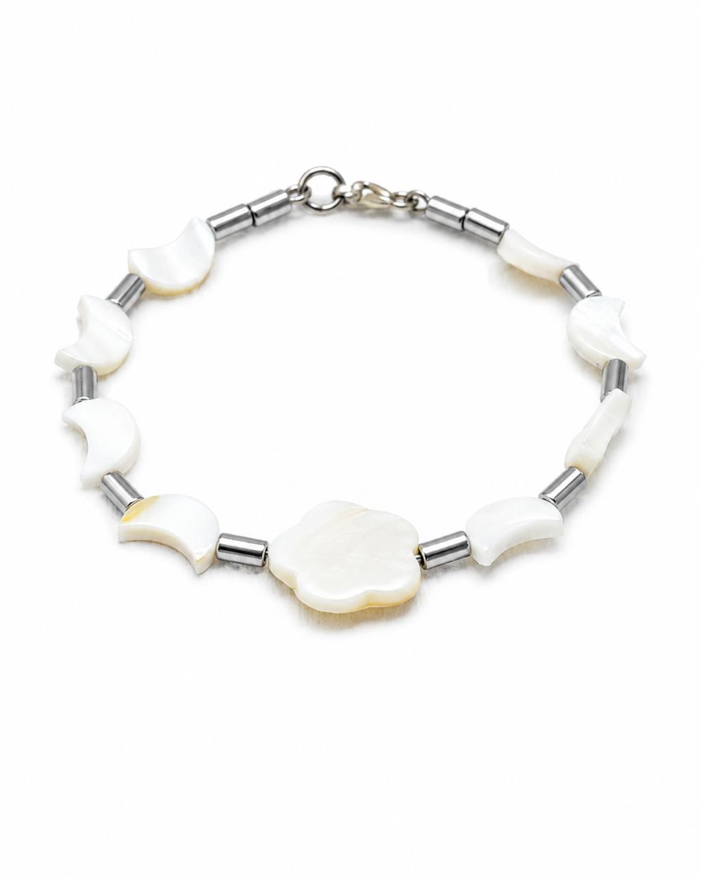 moonshine 1.       
Mother of pearl 
Hematite 
Sterling Silver 925
