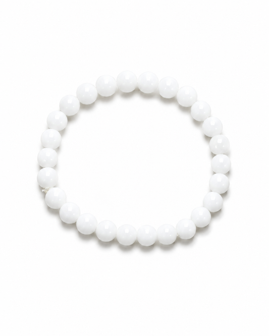 Moonlight.  
White agate