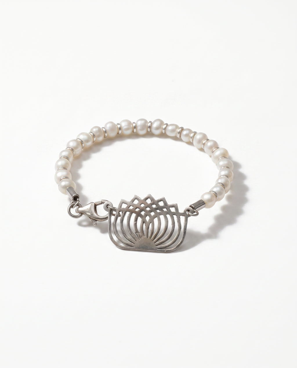 Pearl signature.   
Pear
Hematite 
Sterling Silver 925