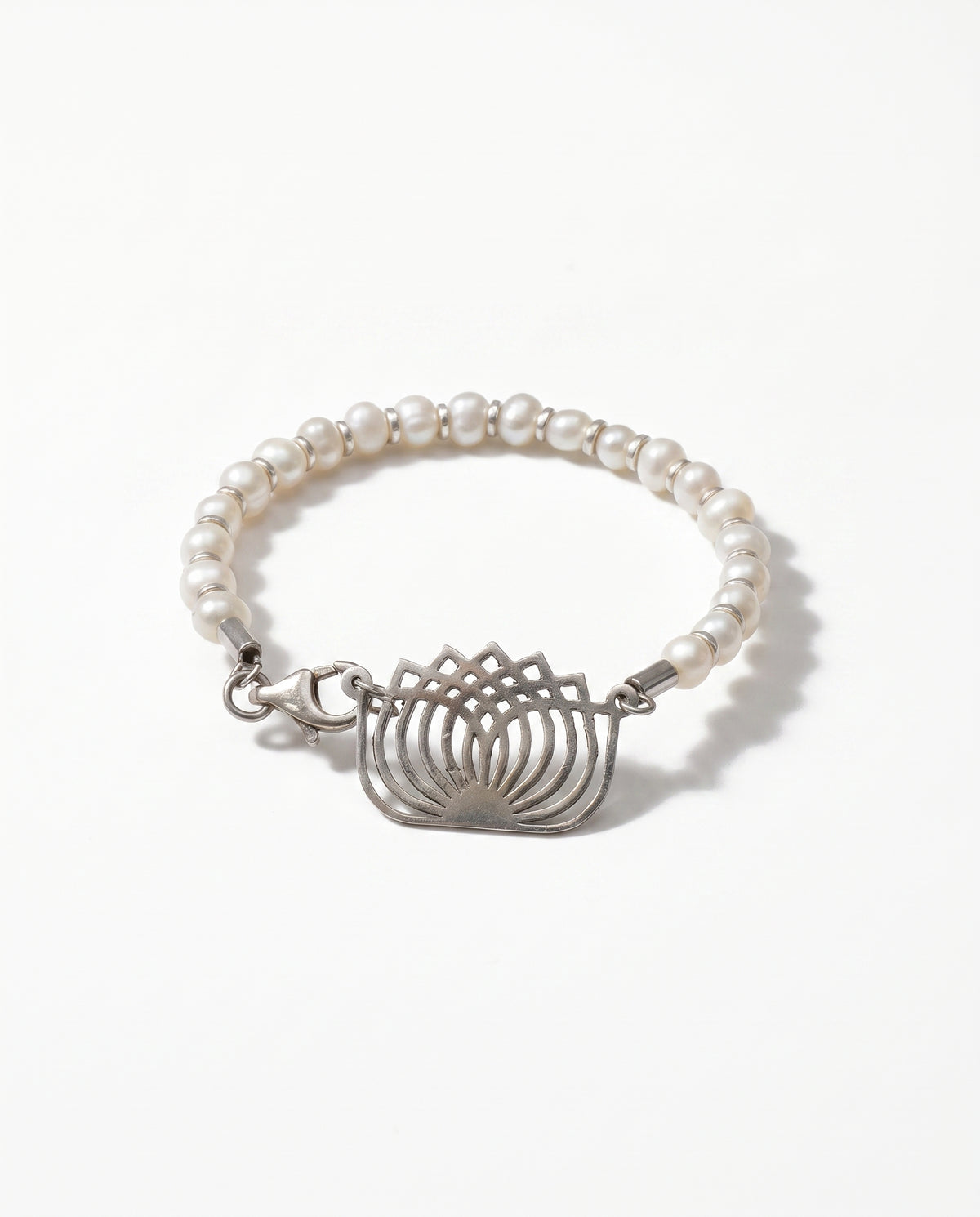 Pearl signature.   
Pear
Hematite 
Sterling Silver 925