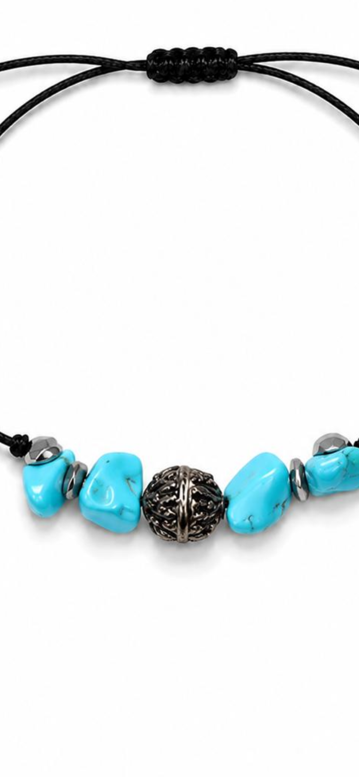 Ocean view.     
Howlite
Sterling Silver 925