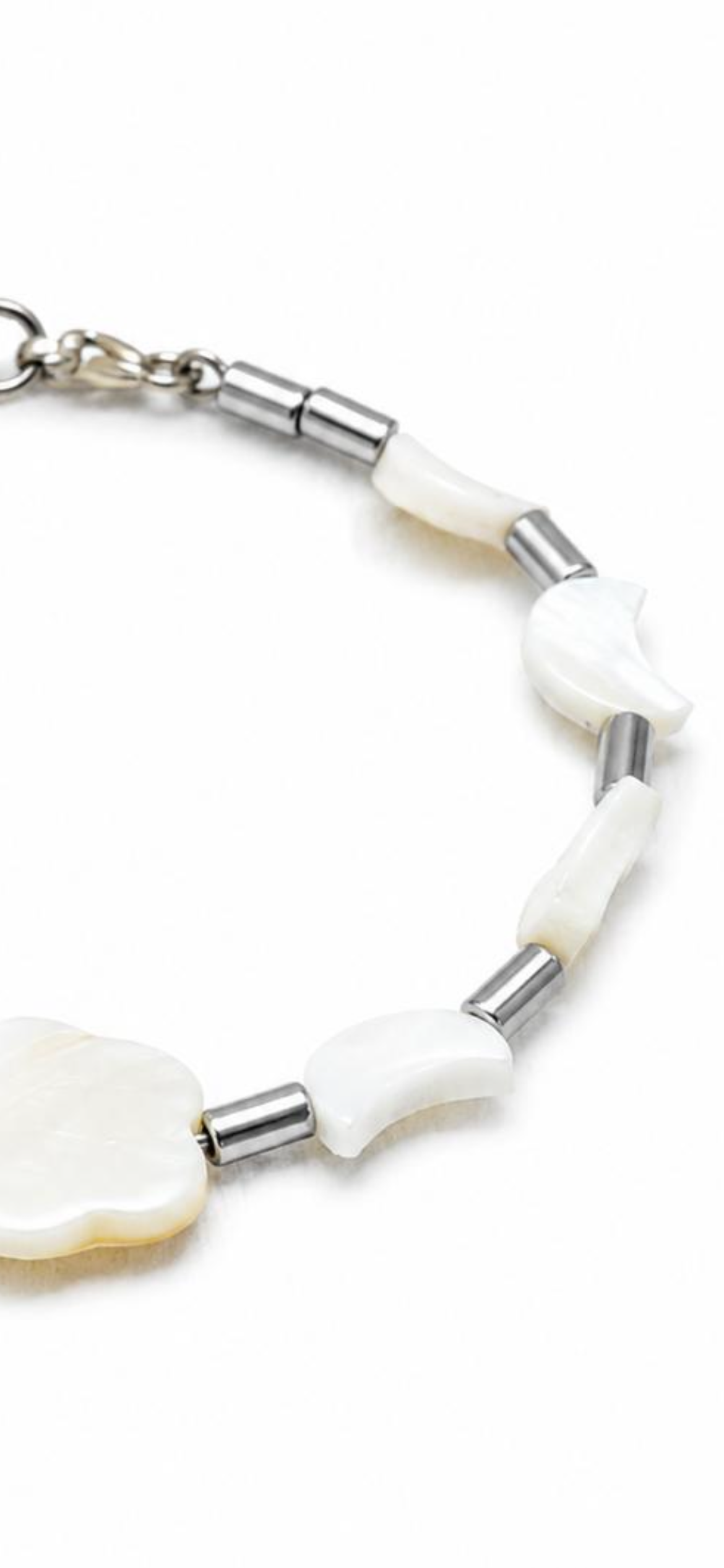 moonshine 1.       
Mother of pearl 
Hematite 
Sterling Silver 925