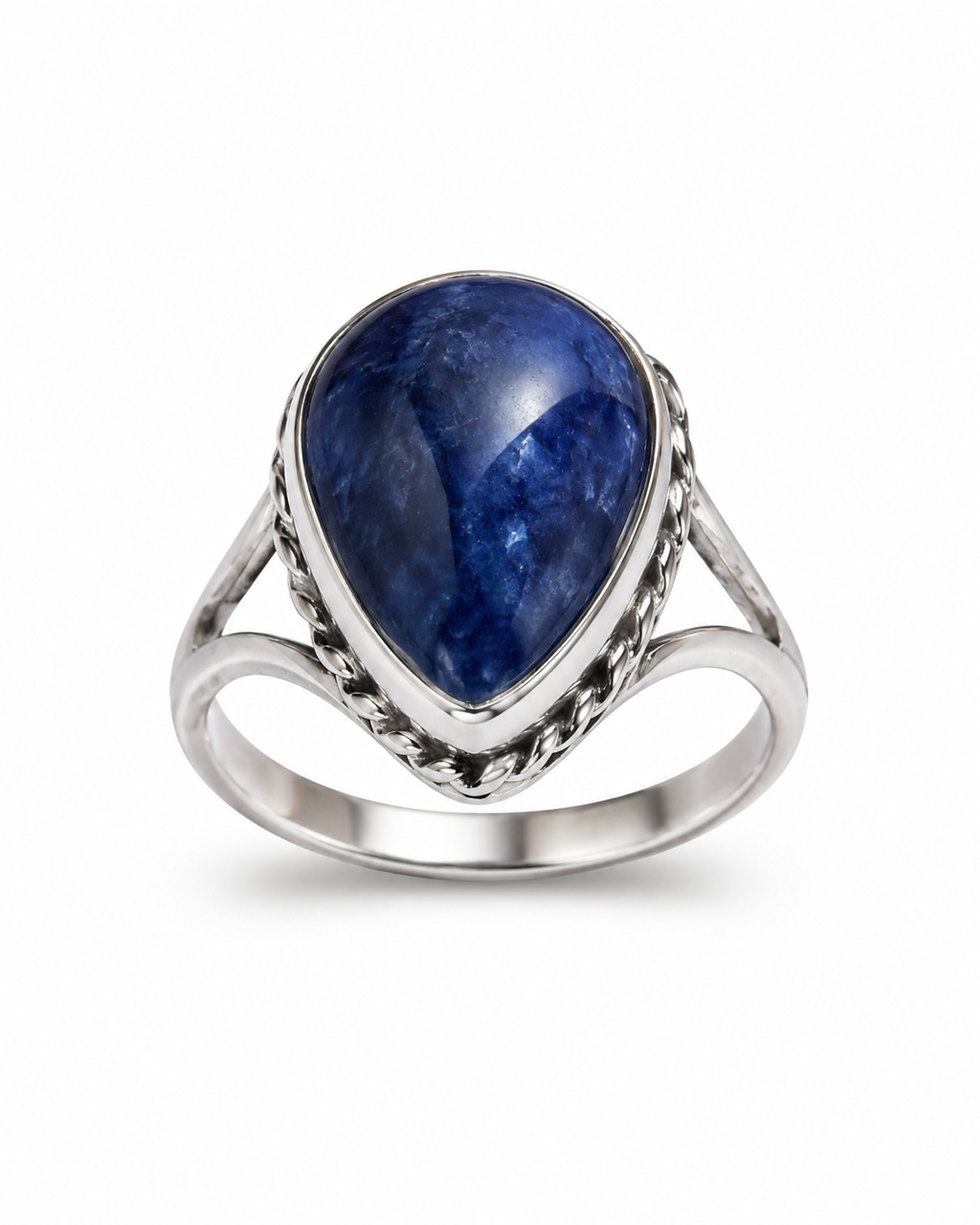 Exhaled.  
Sapphire 
Sterling Silver 925