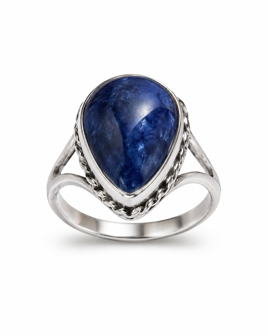 Exhaled.  
Sapphire 
Sterling Silver 925