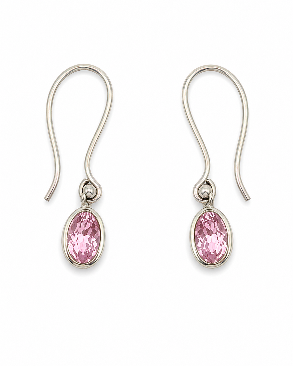 Pink moon.  
Cubic zirconia 
Sterling Silver 925