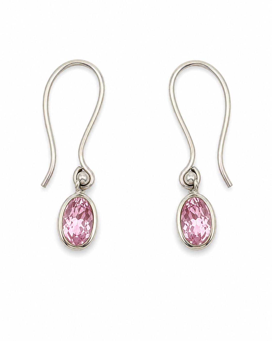 Pink moon.  
Cubic zirconia 
Sterling Silver 925