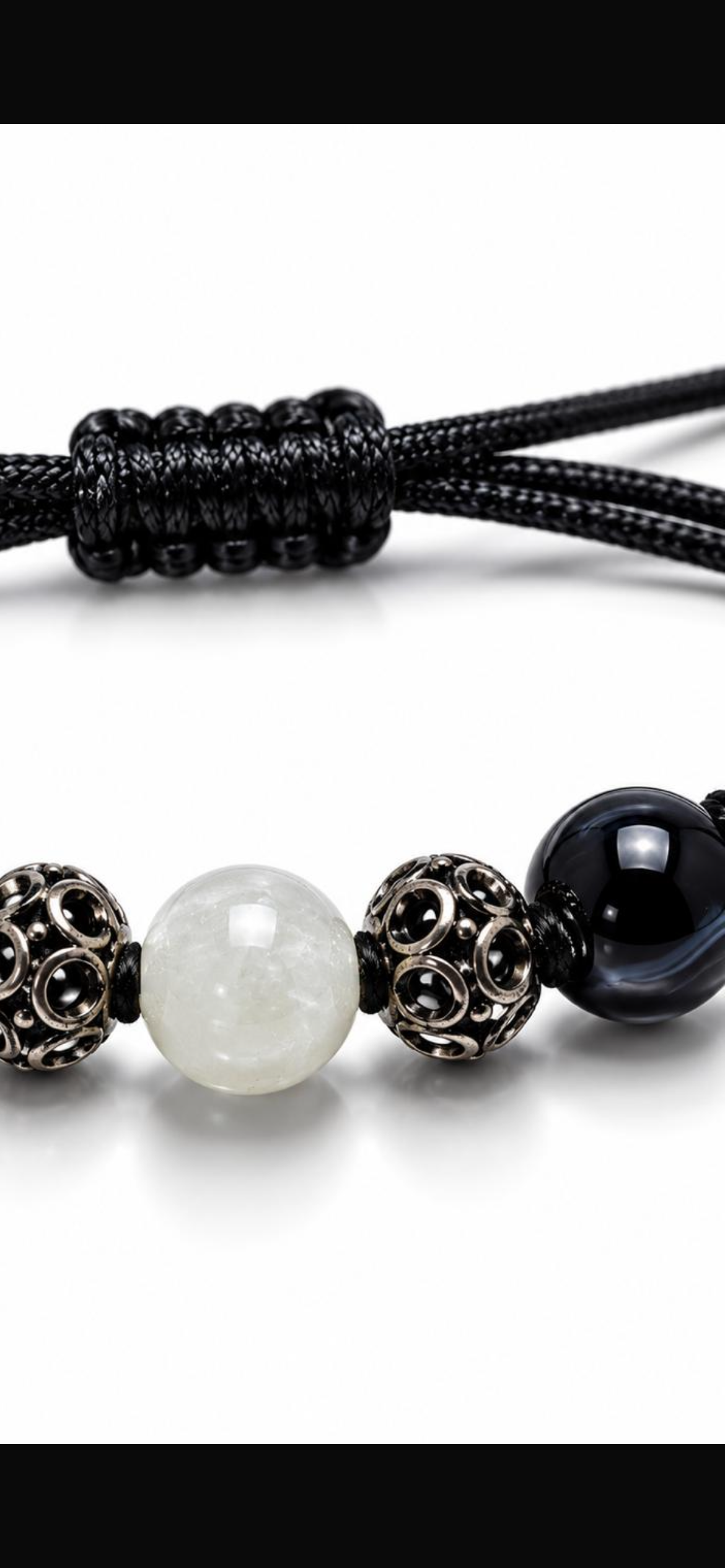 Balance.     
Agate 
Sterling silver 925
Hematite