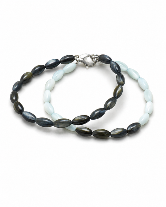Day and night 1.   
Months of pearl 
Sterling Silver 925