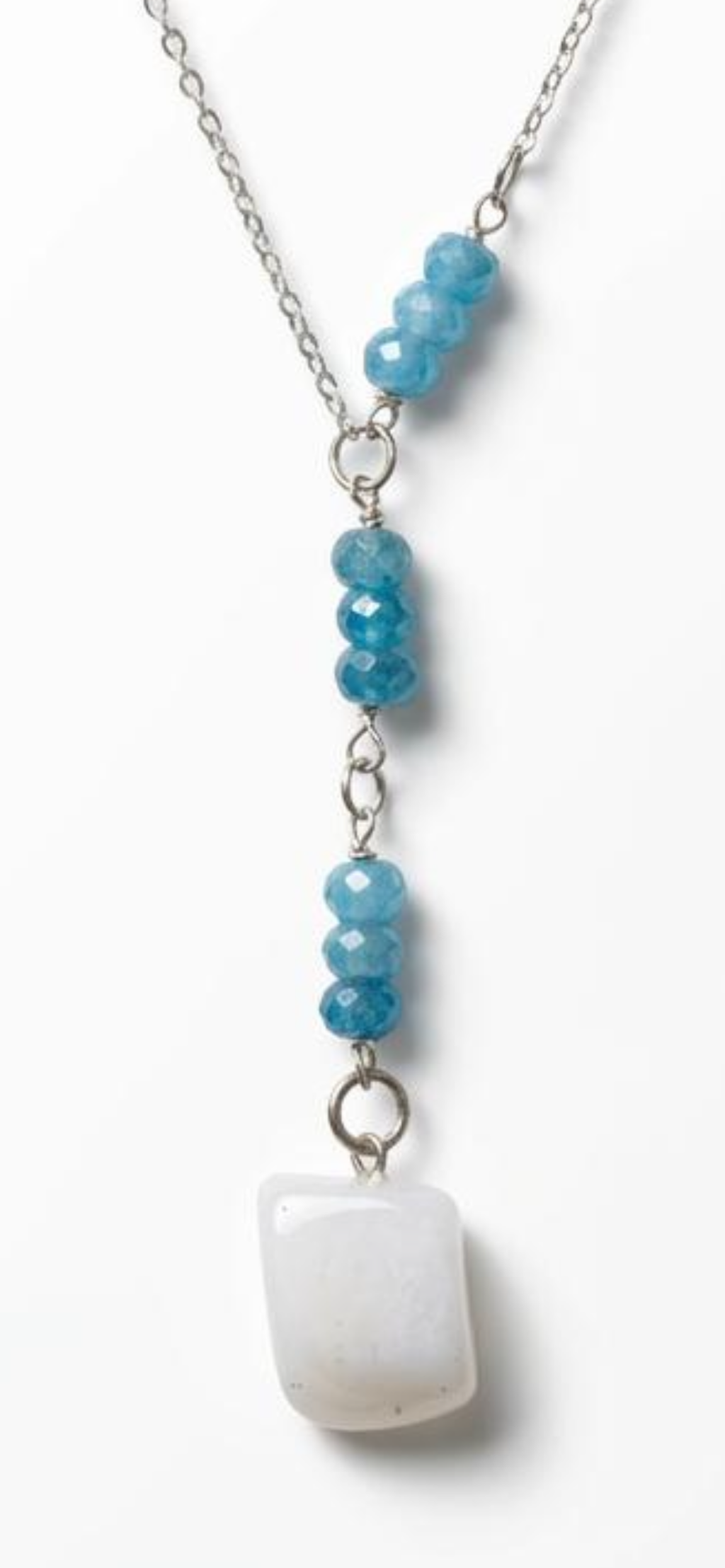 Blue jade    White jade 
Sterling silver 925