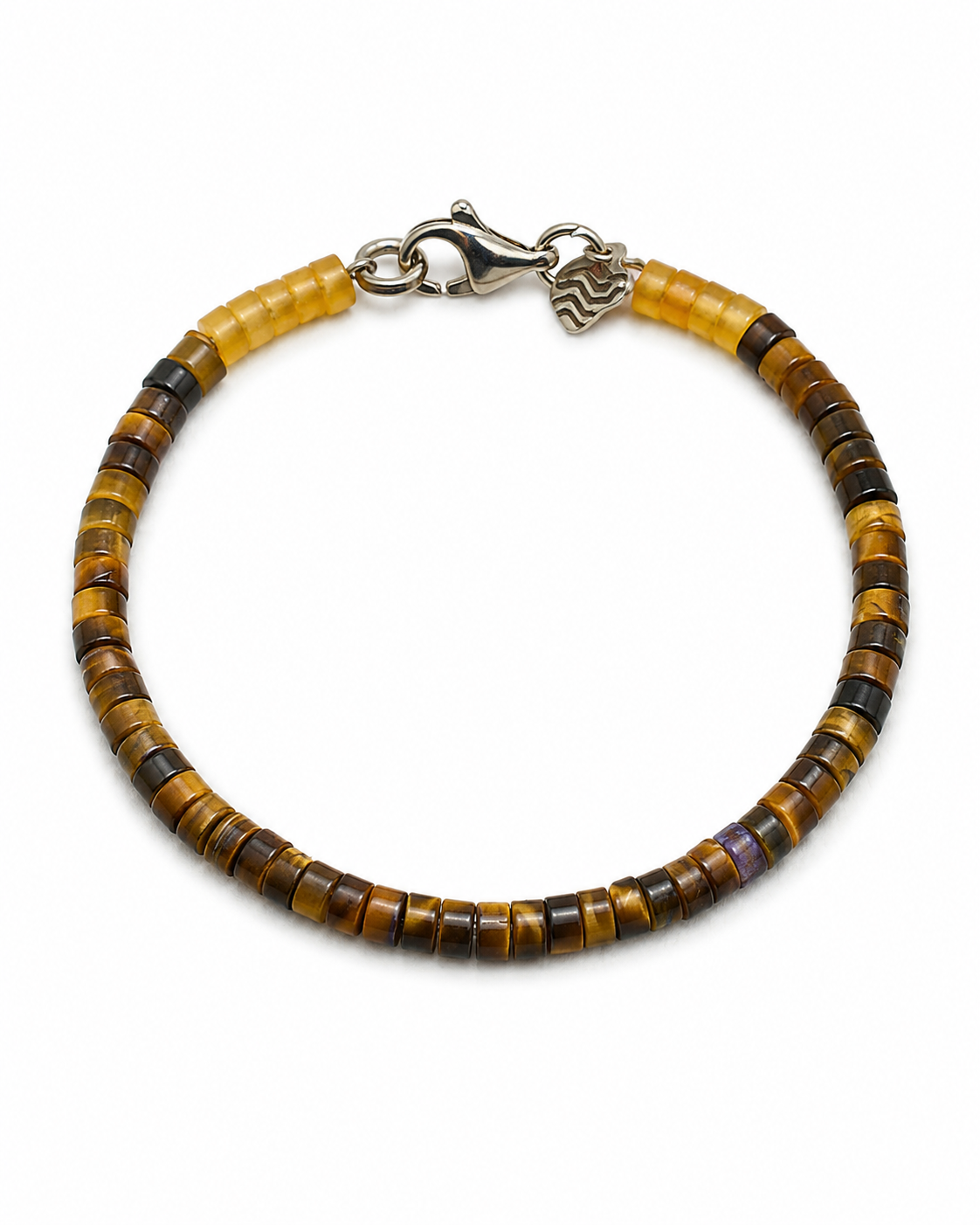 Desert sand.  
Tiger eye 
Citrine 
Sterling Silver 925