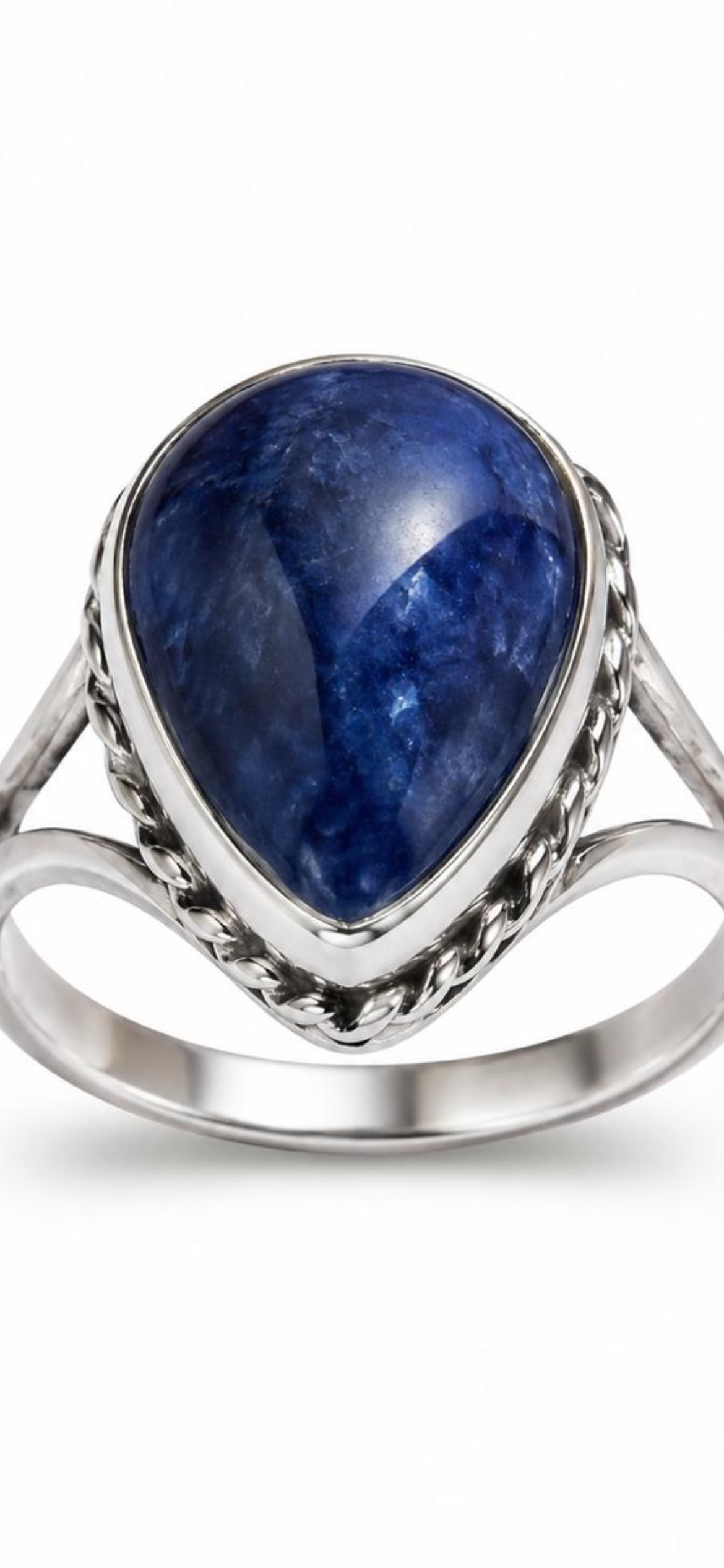 Exhaled.  
Sapphire 
Sterling Silver 925