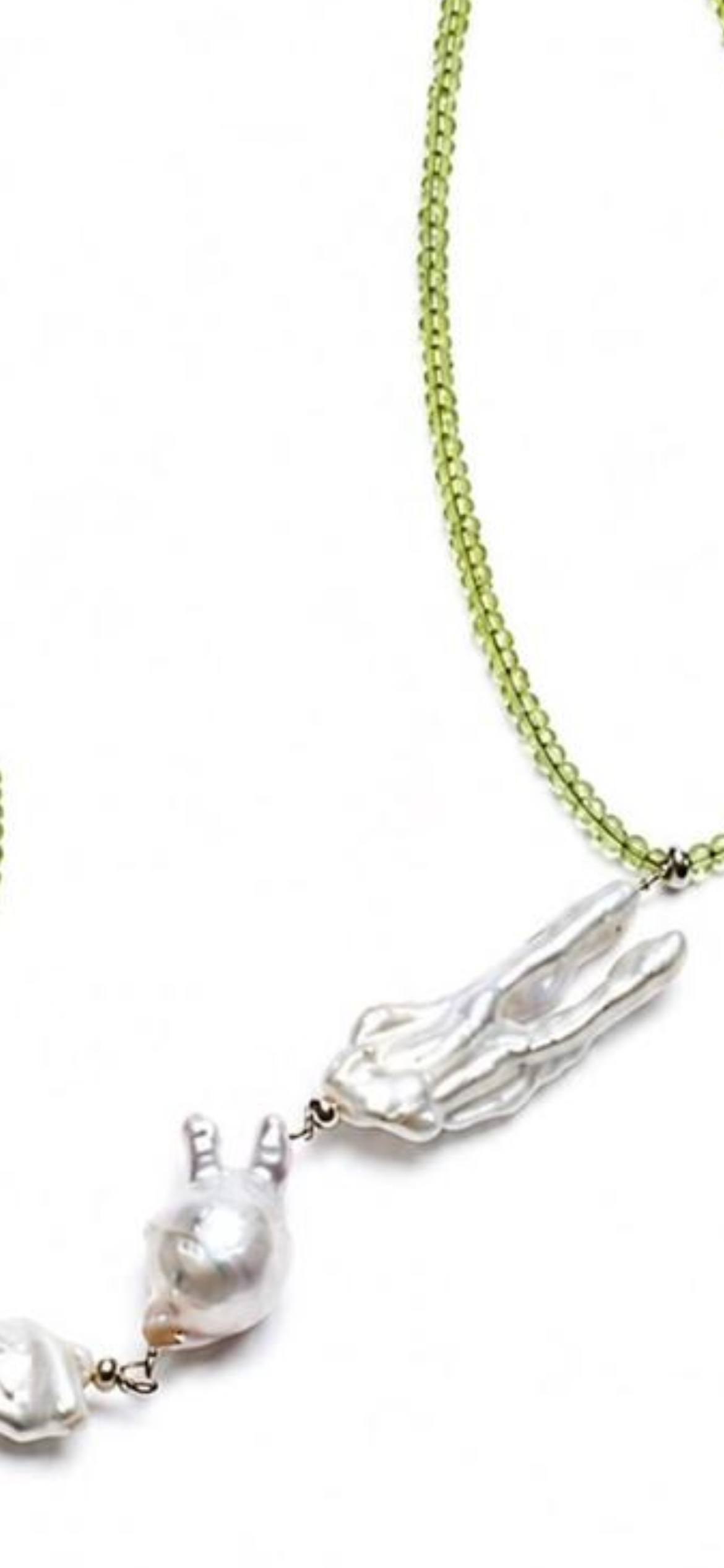 Lime pearl 
Peridot 
Parquet pearl 
Sterling Silver 925