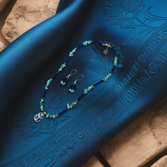 Ankh Echo Set necklace & earrings
