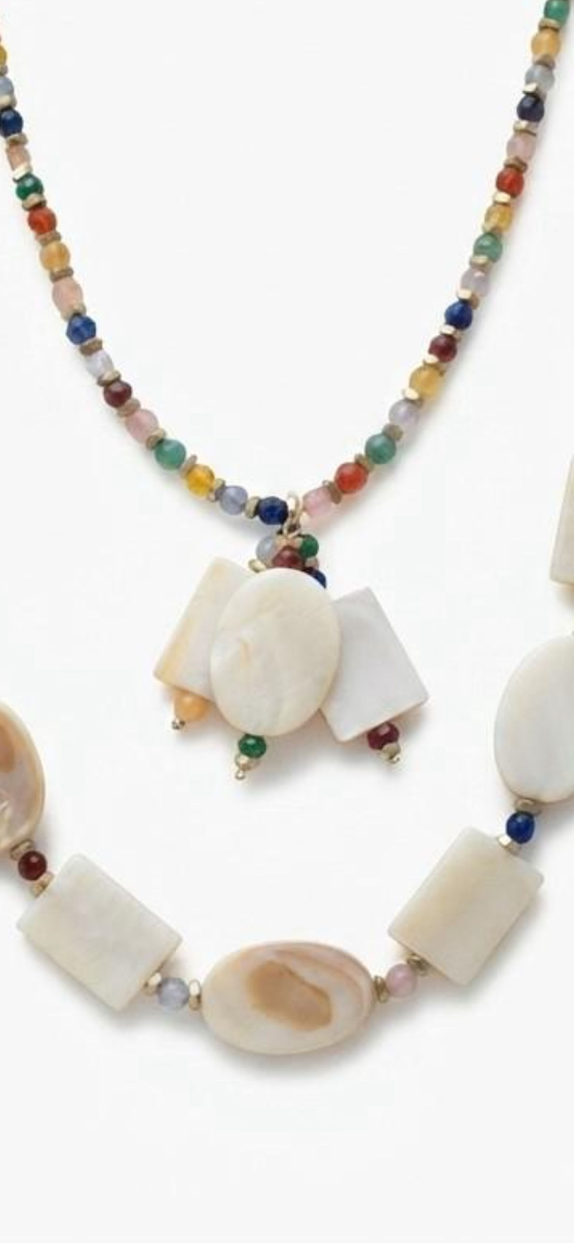 Multi colour jade 
Mother of pearl 
Hematite 
Sterling silver 925