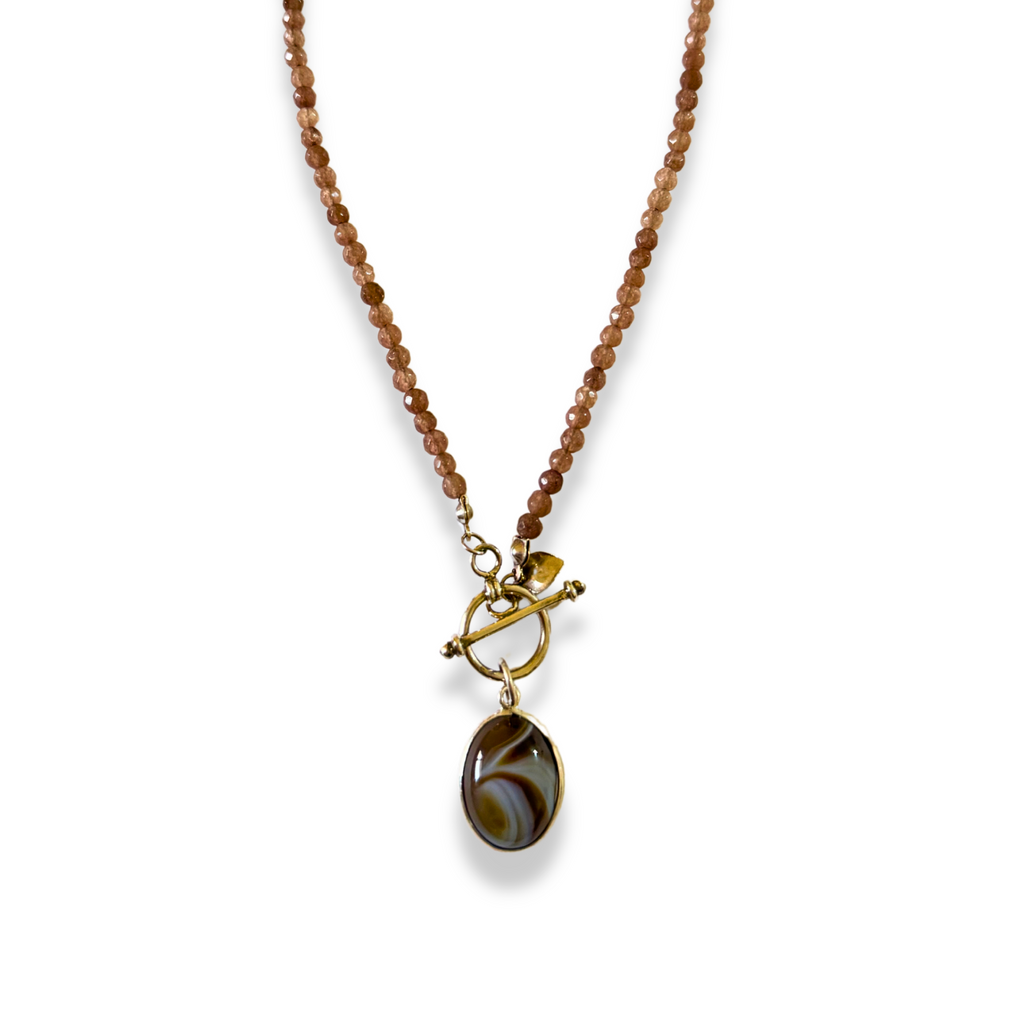 Yemeni Agate Healing Necklace