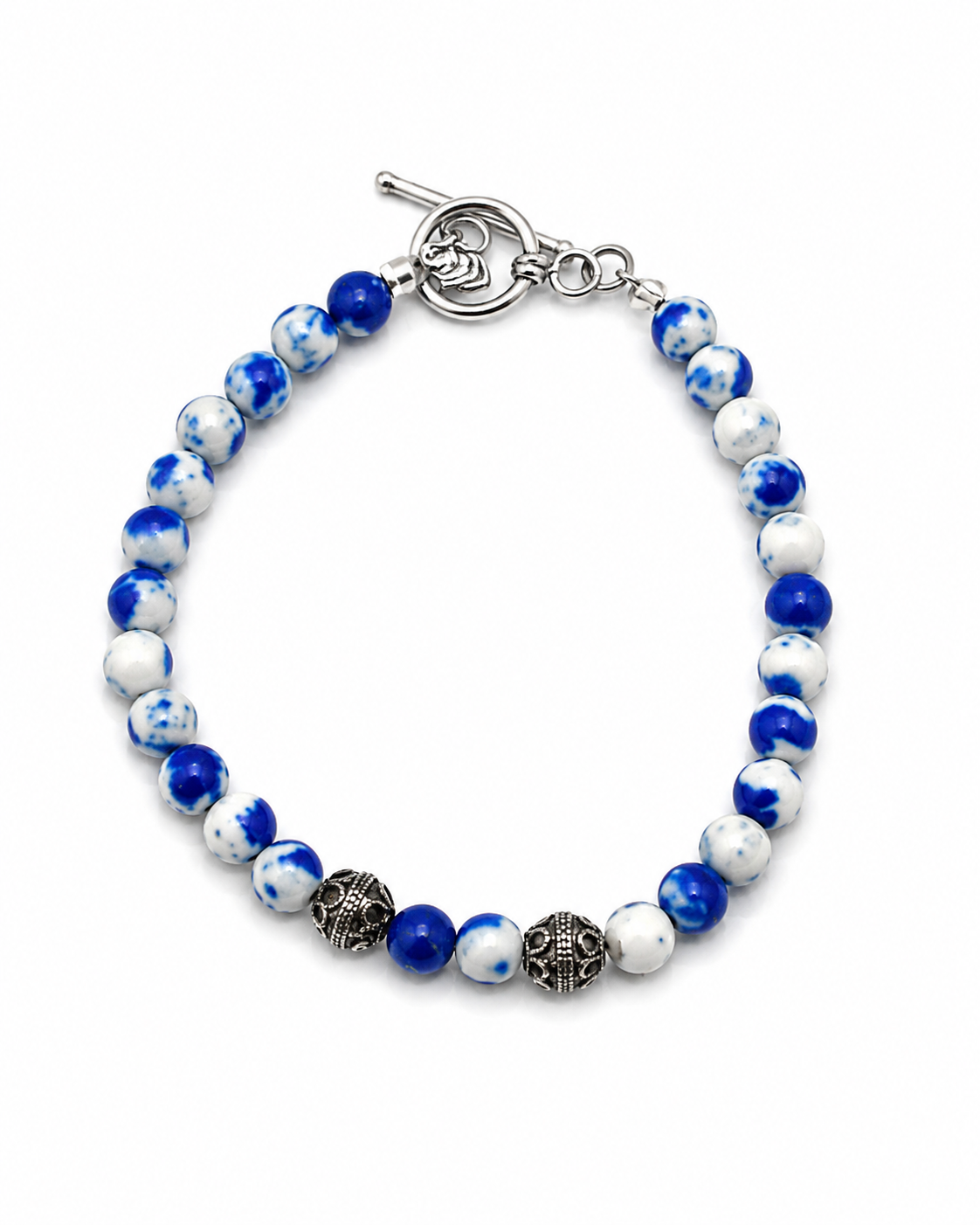 Ocean marble.    
Ocean Jasper 
Sterling Silver 925