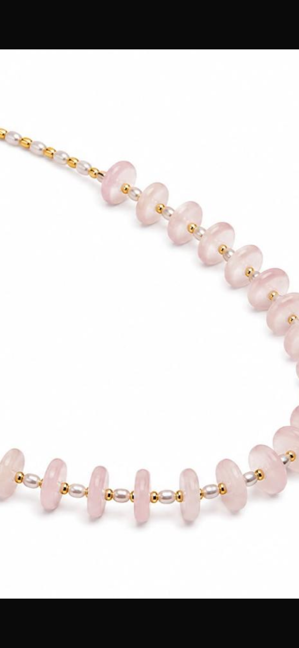 Rose quartz 
Hematite 
Sterling silver 925 gold plated