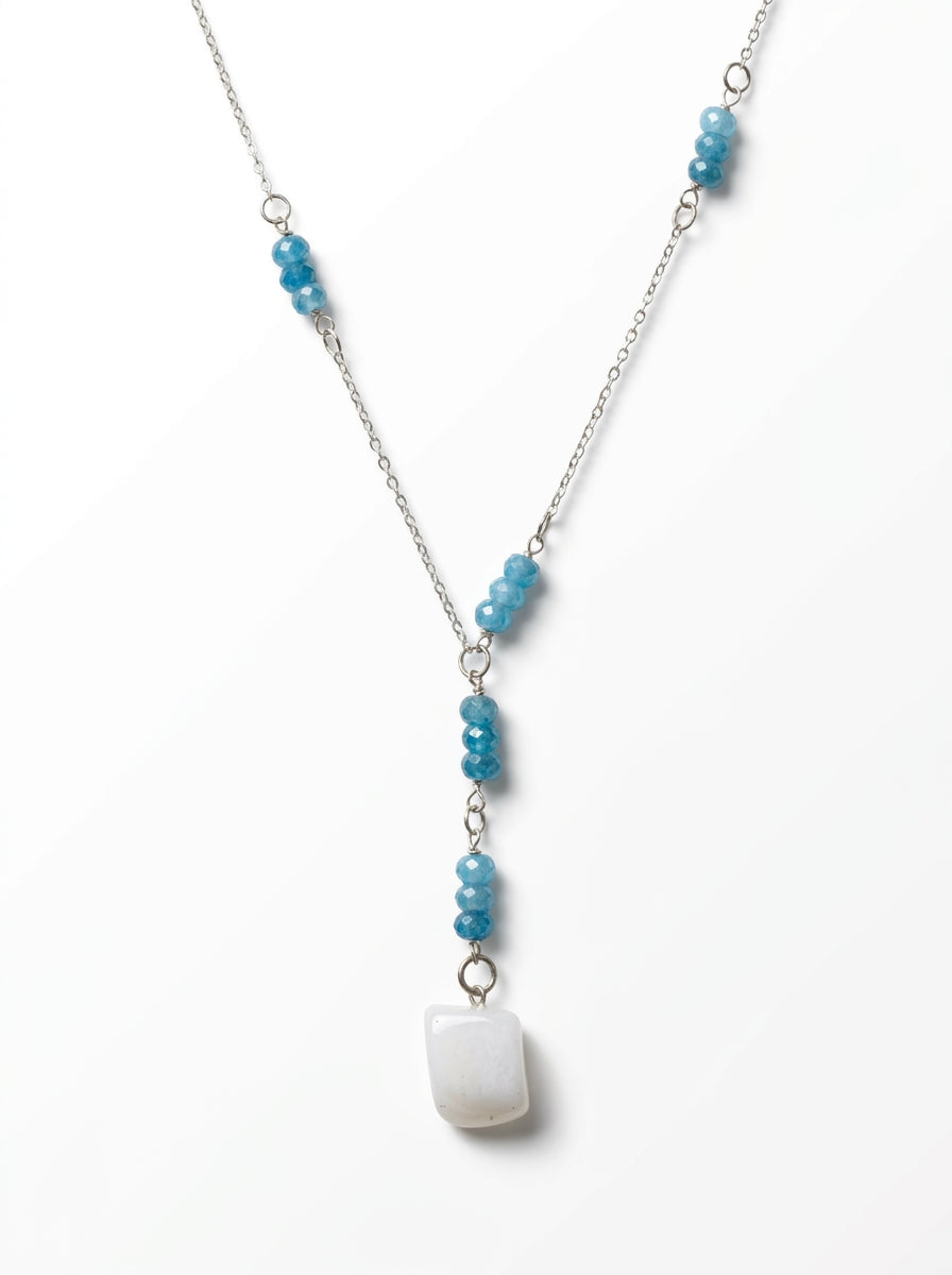 Blue jade    White jade 
Sterling silver 925