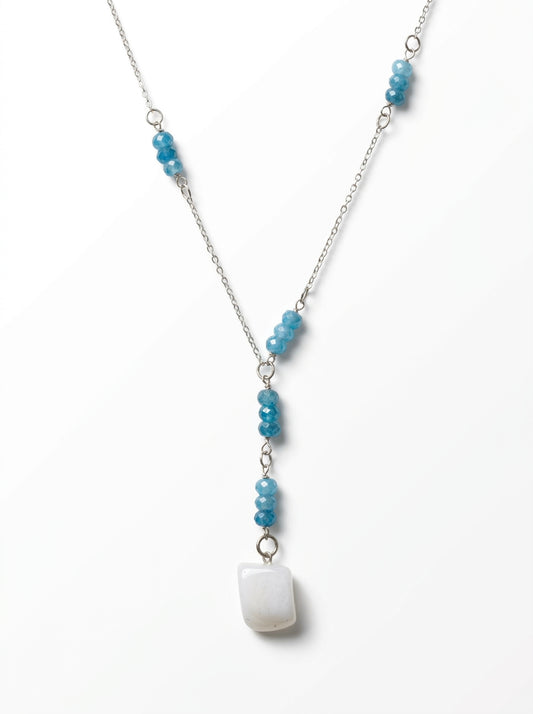 Blue jade    White jade 
Sterling silver 925