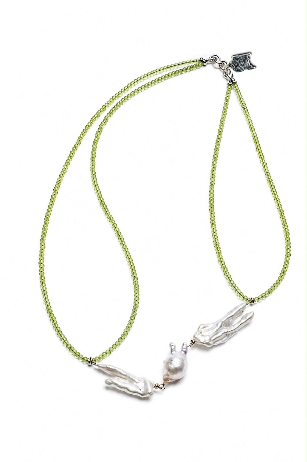 Lime pearl 
Peridot 
Parquet pearl 
Sterling Silver 925