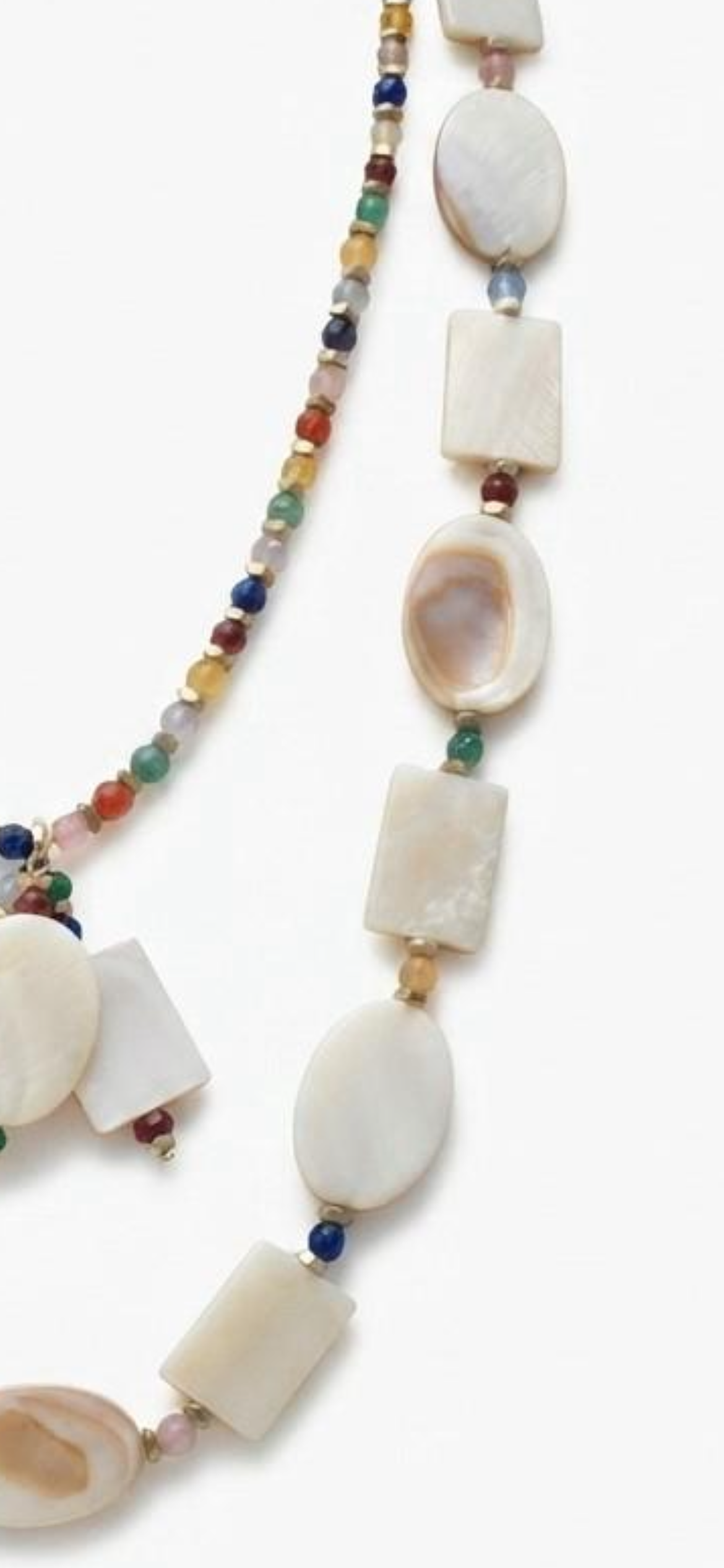 Multi colour jade 
Mother of pearl 
Hematite 
Sterling silver 925