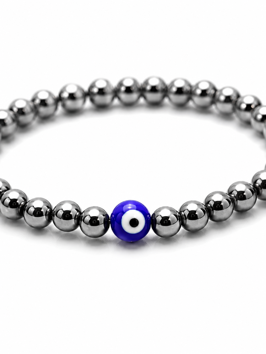 Evil steel 3.    
Hematite 
Evil eye