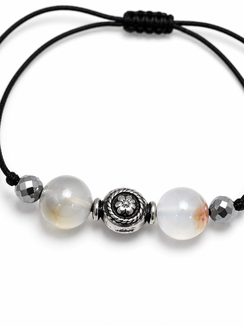 Sahara.       
Agate 
Sterling silver 925
Hematite