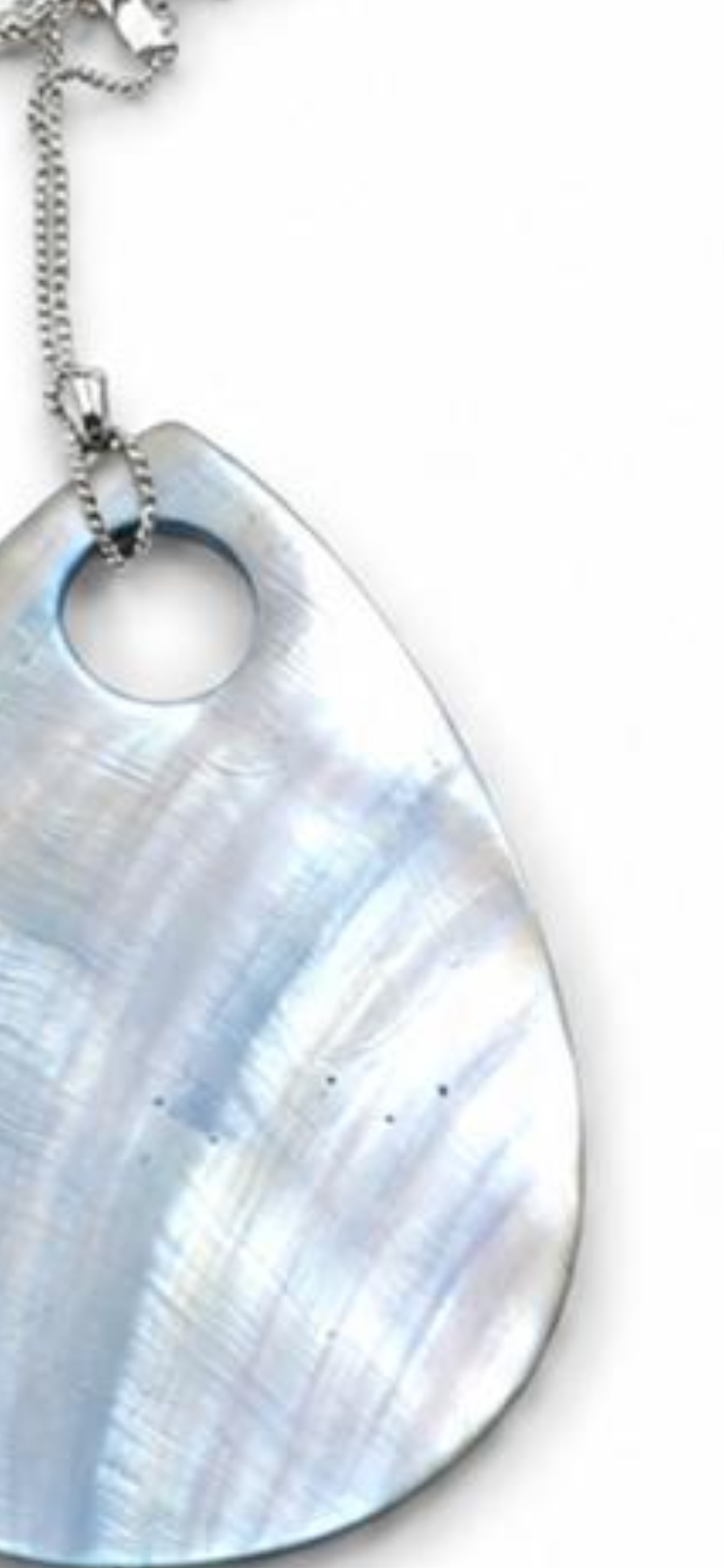 Ocean veil.   
Baby blue agate 
Mother of pearl 
Mother of pearl pendant 
Sterling Silver 925