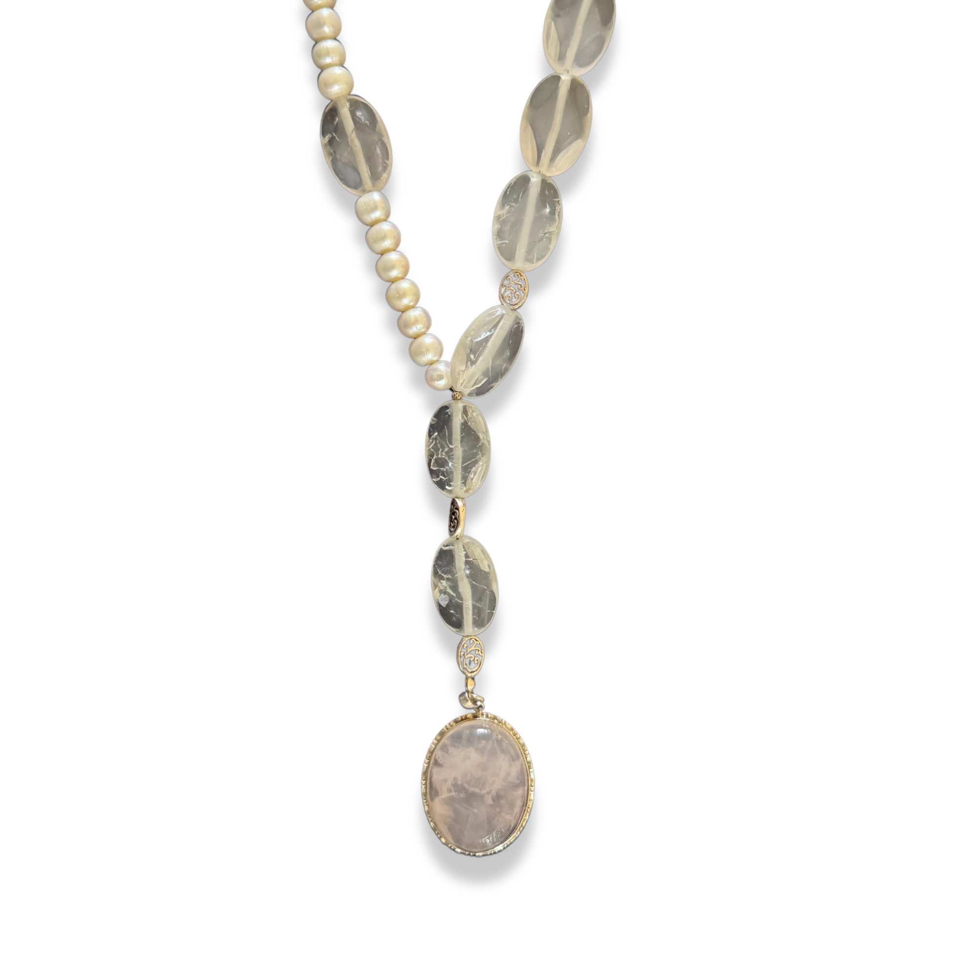 Quartz & Pearl Harmony Necklace