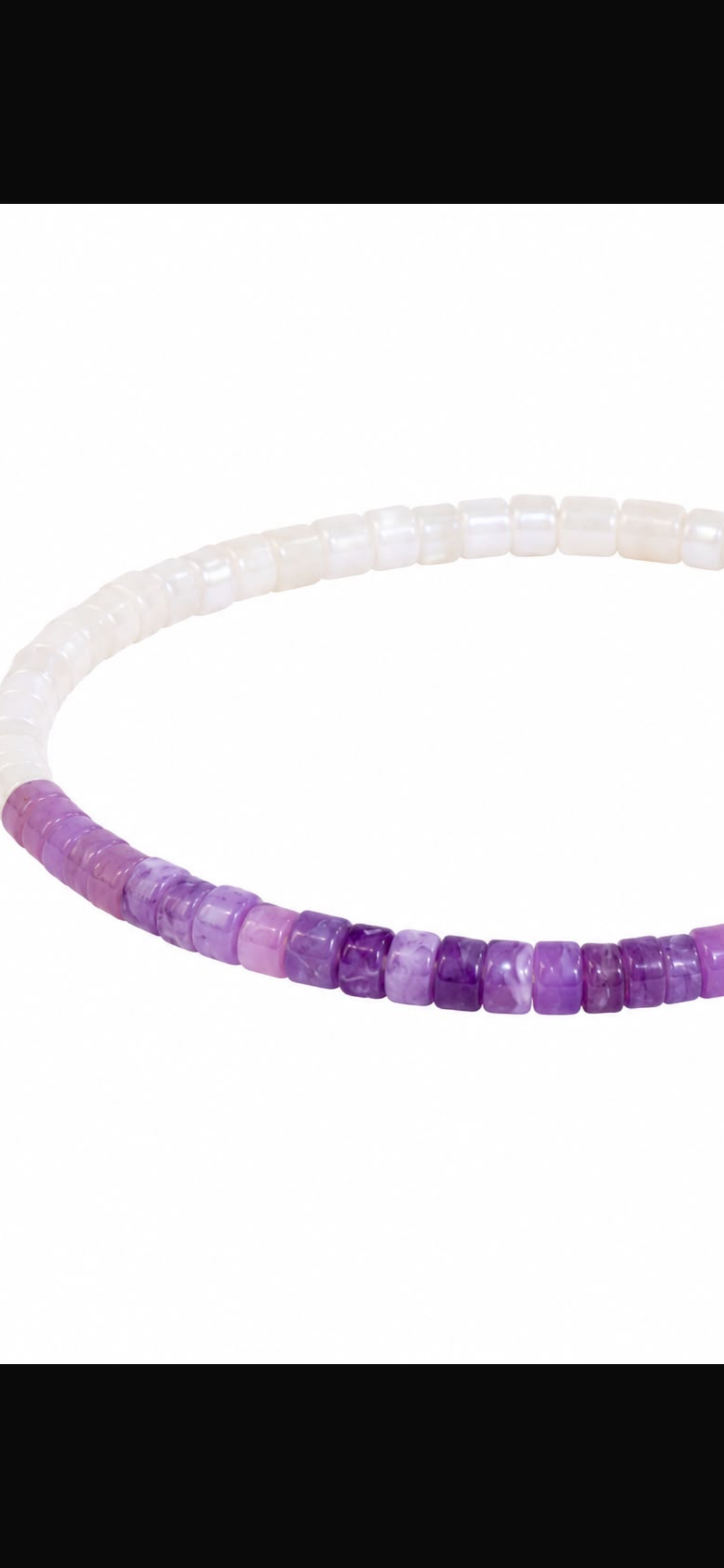 Moonshine .7.
White agate 
Amethyst 
Sterling Silver 925