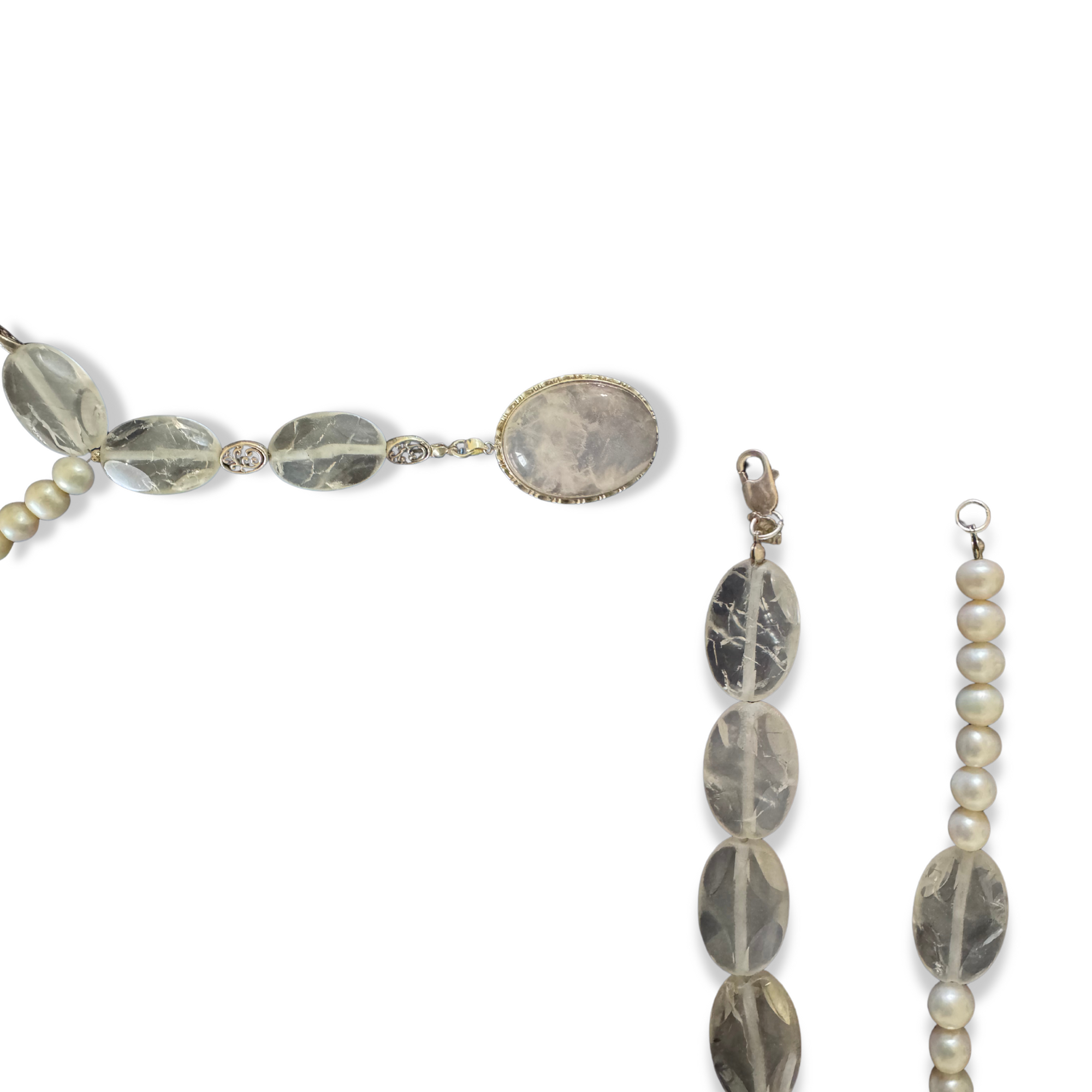 Quartz & Pearl Harmony Necklace