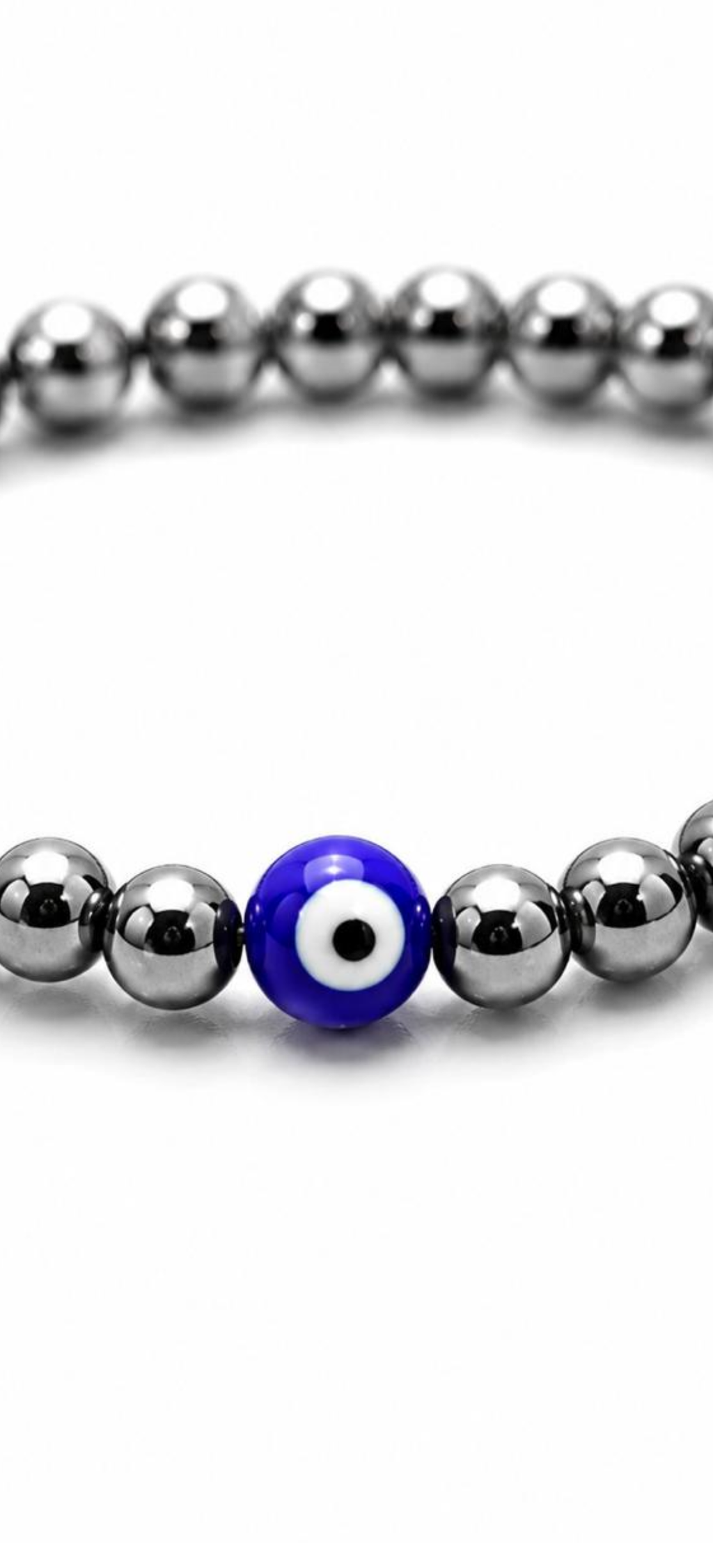 Evil steel 3.    
Hematite 
Evil eye