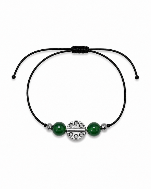 Green fortune.    
Green agate 
Sterling Silver 925