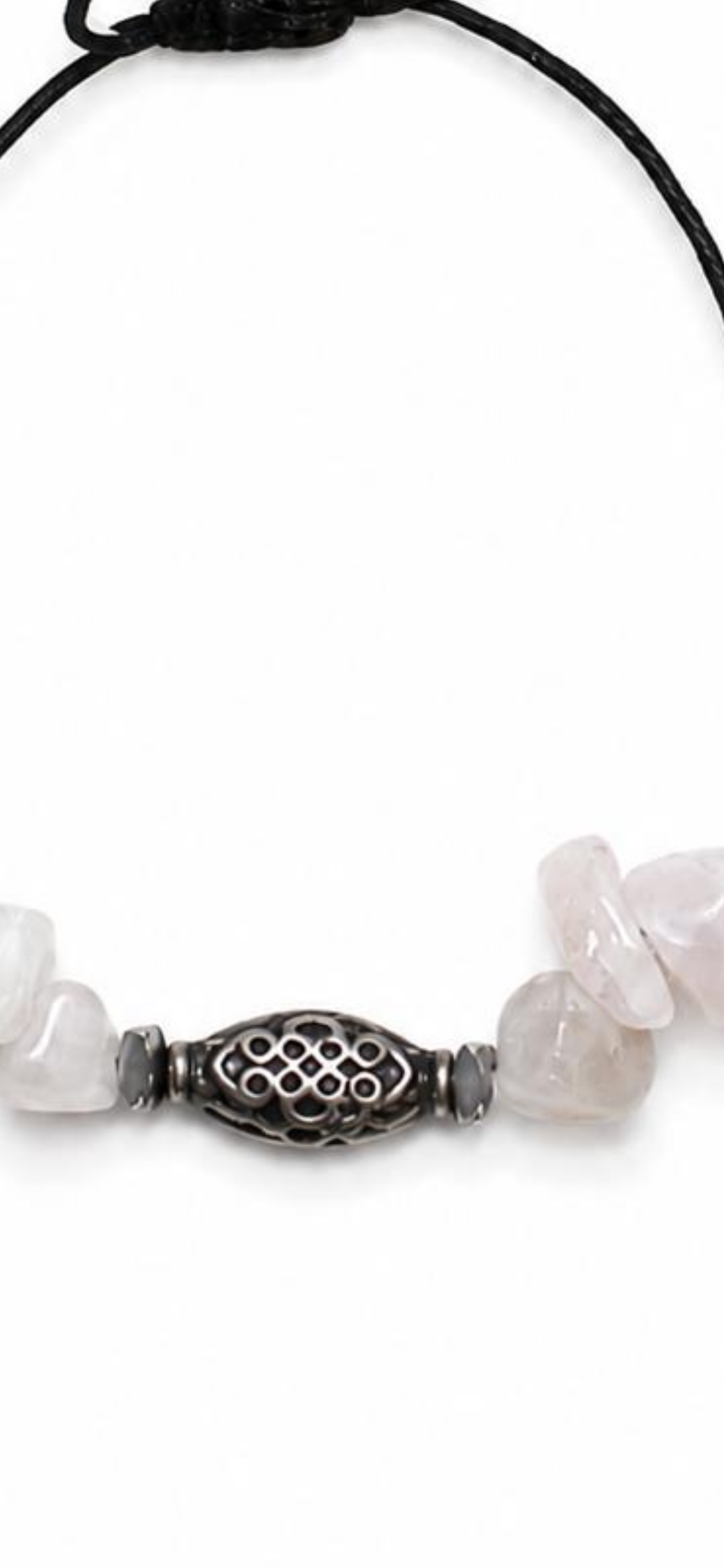 Blush charm.       
Rose quartz 
Sterling Silver 925
Hematite