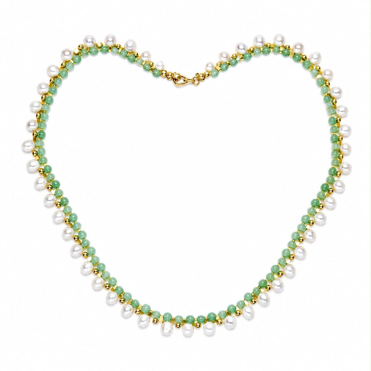 Balme breeze.       
Jade 
Pear
Hematite gold plated 
Sterling silver 926 gold plated