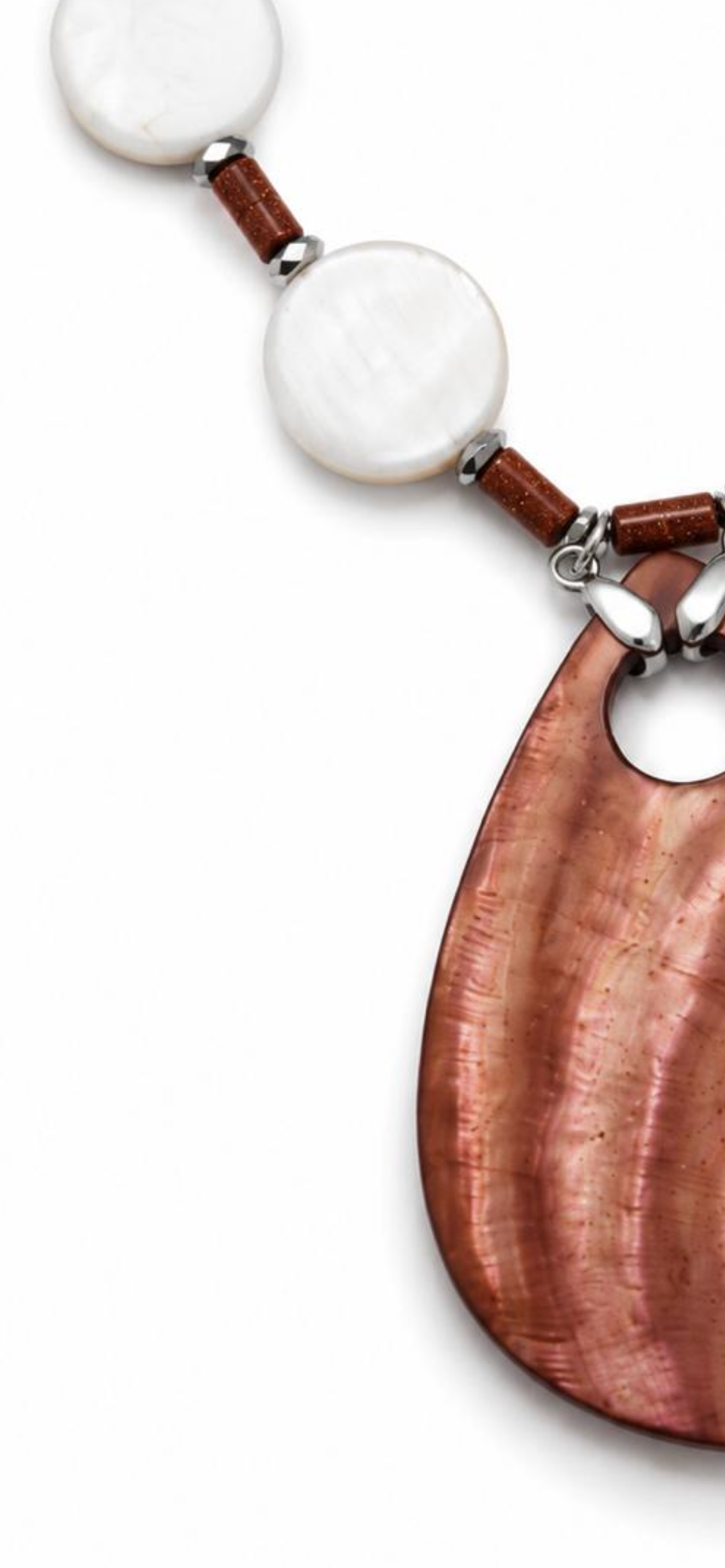 Amber flame.     
Gold stone 
Mother of pearl 
Mother of pearl pendant 
Sterling Silver 925