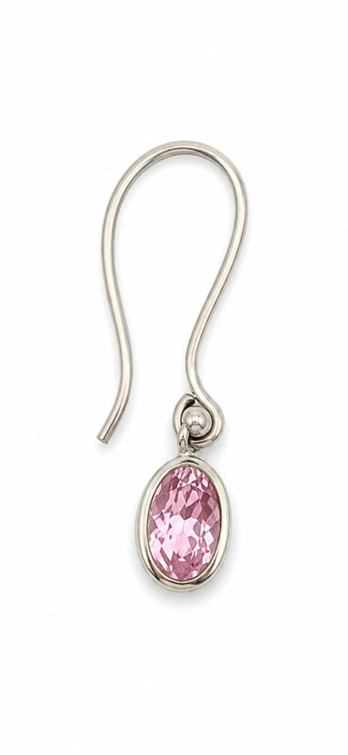 Pink moon.  
Cubic zirconia 
Sterling Silver 925