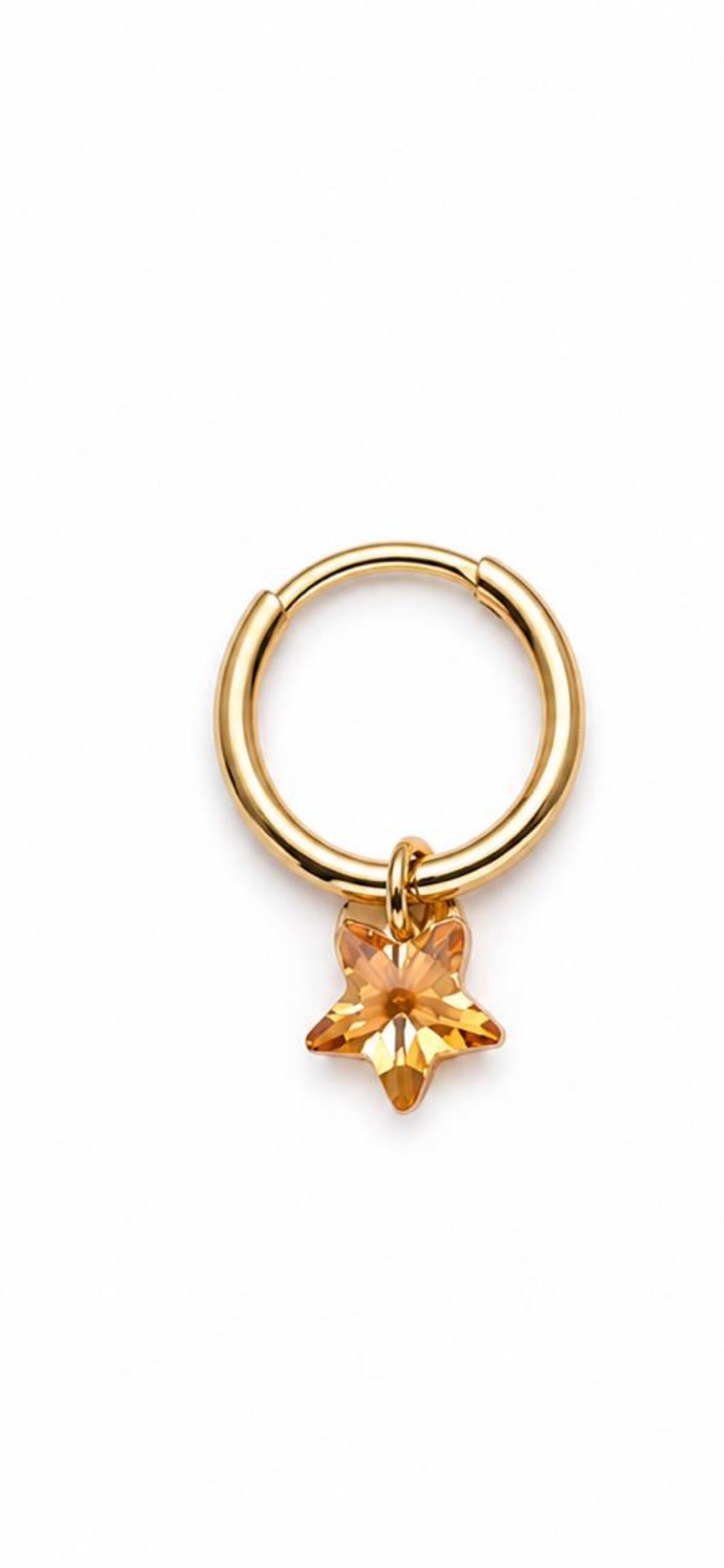 Starlight.  
Cubic zirconia 
Sterling Silver 925 gold plated