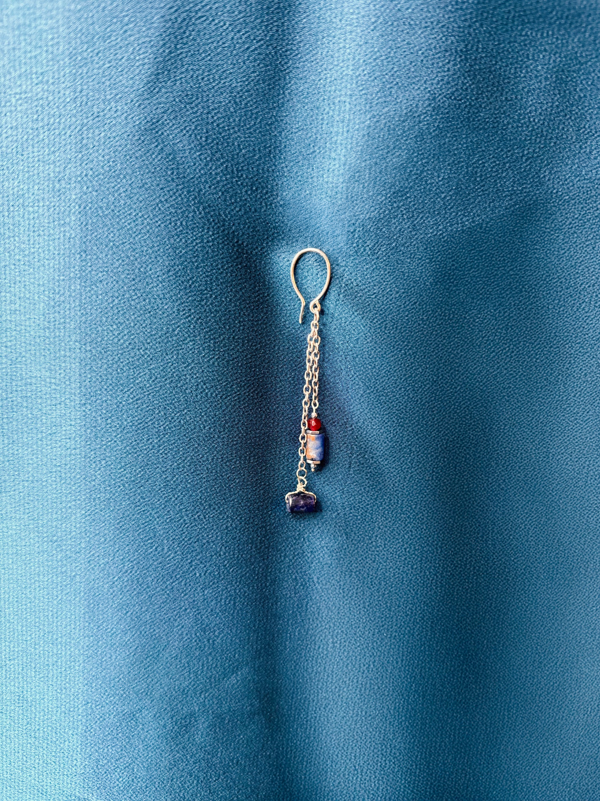 Red Relic Necklace & Earrings