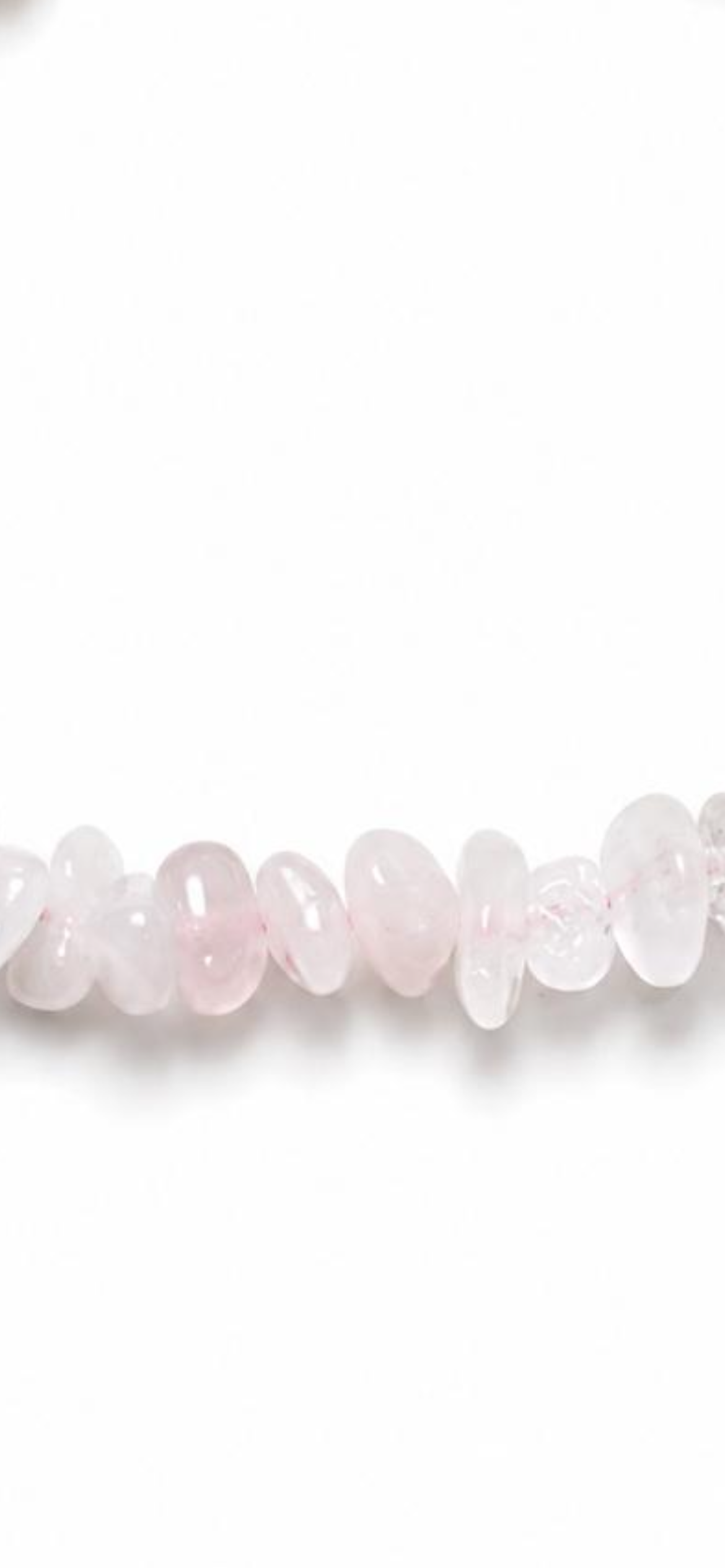 Rose quartz.     
Rose quartz