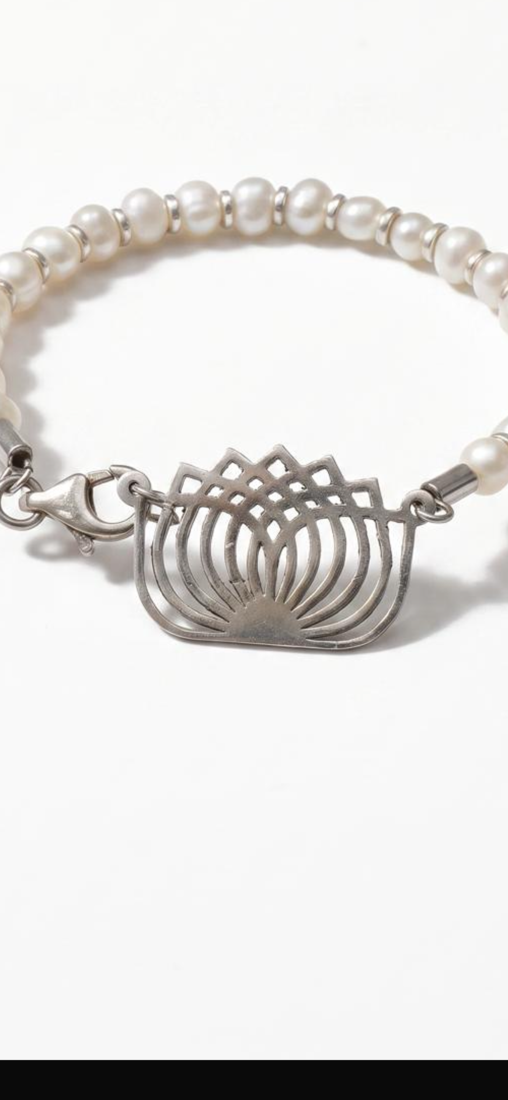 Pearl signature.   
Pear
Hematite 
Sterling Silver 925