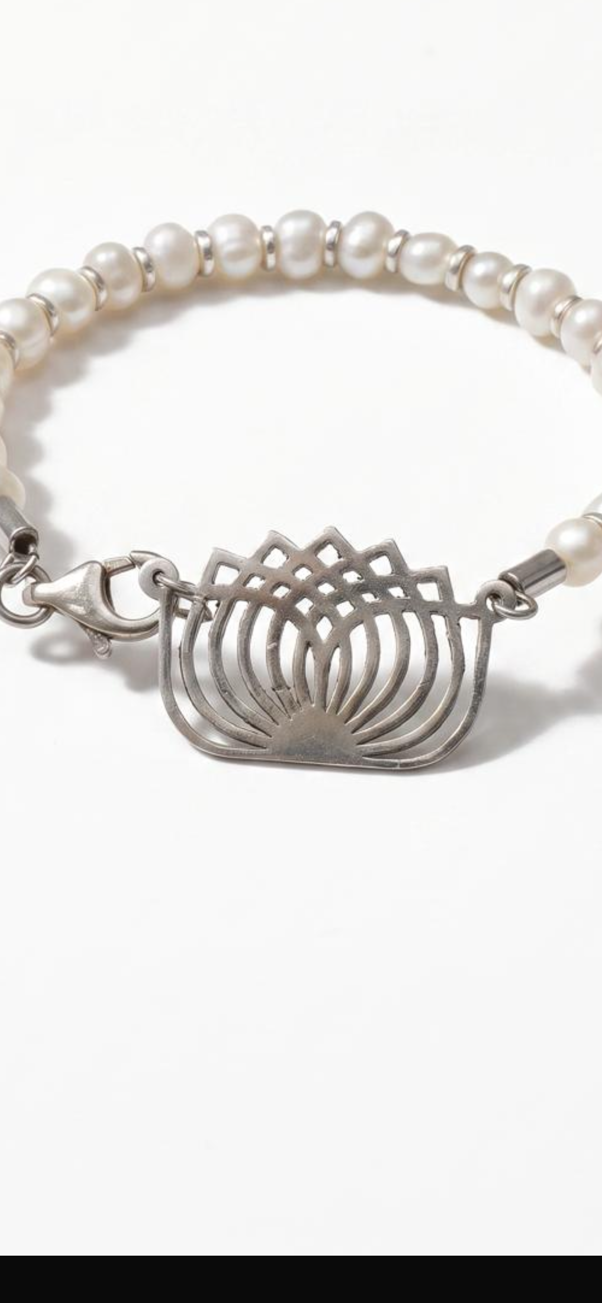 Pearl signature.   
Pear
Hematite 
Sterling Silver 925