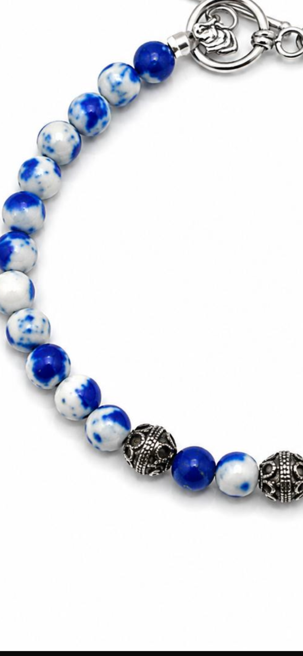 Ocean marble.    
Ocean Jasper 
Sterling Silver 925