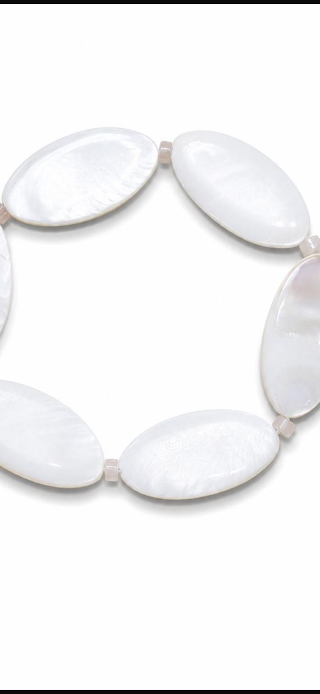Vanilla shell.3.
Mother of pearl 
Rose quartz