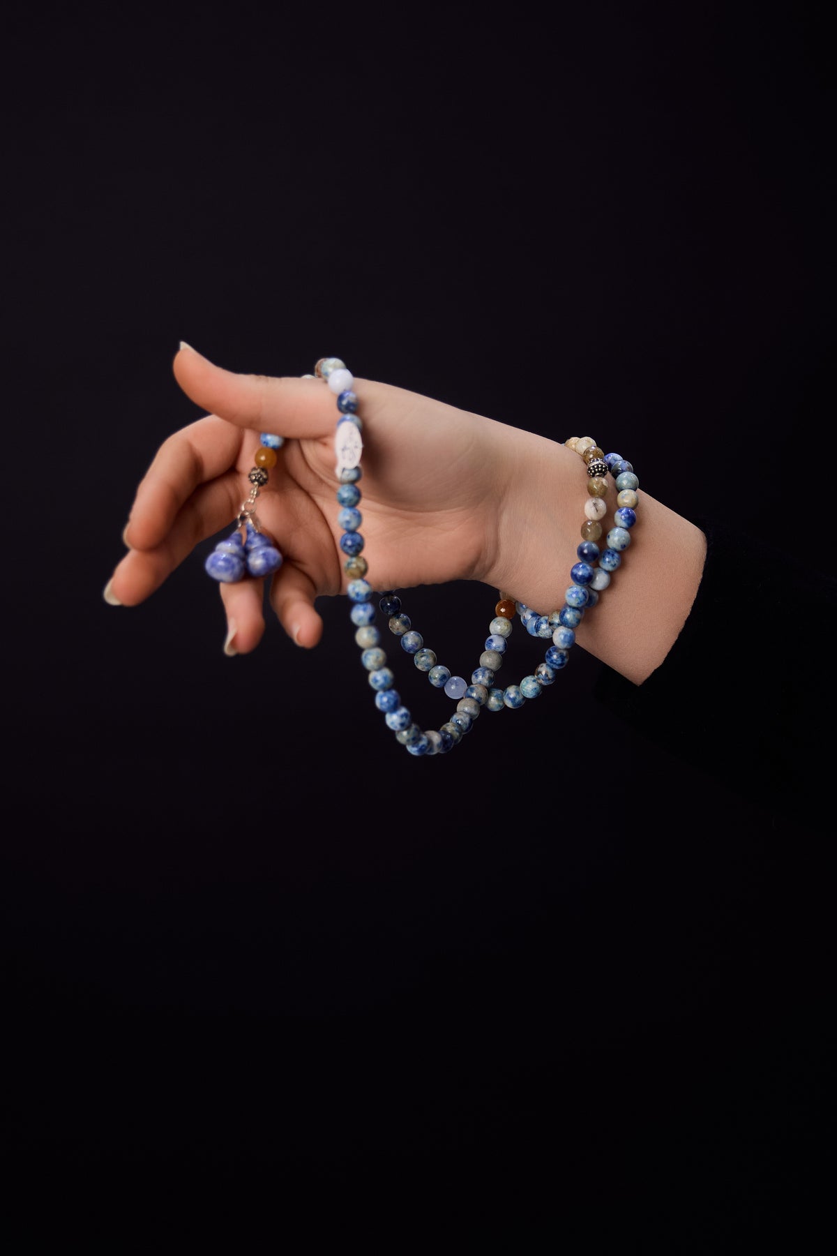Sky & Sand Prayer Beads