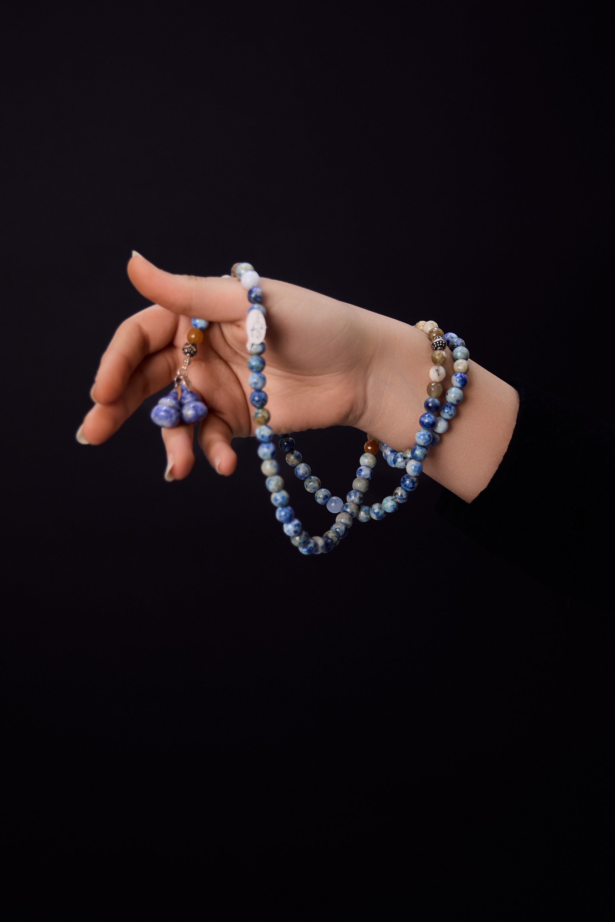 Sky & Sand Prayer Beads