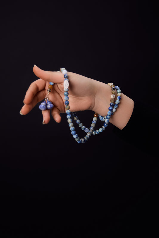 Sky & Sand Prayer Beads