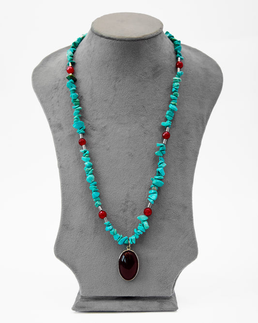 Oasis Moon Statement Necklace